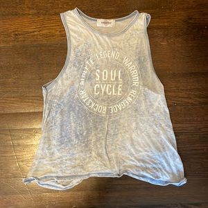 SoulCycle Blue Tiedye Tank - XS